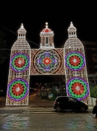 Palencia mostrará su mejor imagen en San Antolín gracias a la instalación de 32 motivos luminosos en diferentes puntos de la ciudad