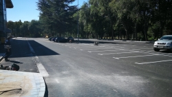 El remozado aparcamiento del Pabellón Municipal ya está operativo y con 250 plazas