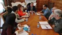Alcalde y directiva de la Asociación de Vecinos de El Cristo han hecho repaso por las principales necesidades del barrio