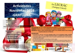 La Concejalía de Familia organiza una serie de eventos totalmente gratuitos, destacando el programa de Navidad