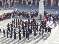 El nuevo programa de Shine Iberia, 'Prodigios’, arranca sus grabaciones con un gran ‘flashmob’ musical en la Plaza Mayor de Palencia