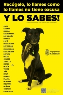 El Ayuntamiento instala 73 carteles por toda la ciudad recordando a los propietarios de perros la obligación de recoger sus excrementos