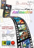 La Escuela de Música Ortega interpreta el próximo domingo inolvidables bandas sonoras del cine de animación