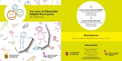 El lunes día 1 de abril se abre el plazo de inscripción para el curso 2019/2020 en las Escuelas Infantiles Municipales de Cres Sanz y Casilda Ordoñez