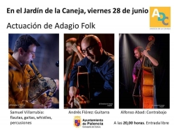 La ADC – Asociación de Amigos de la Díaz Caneja – organiza  dos conciertos en el Jardín de la Caneja