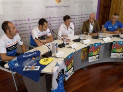 El IX Triatlón Ciudad de Palencia se ha presentado esta mañana en el Ayuntamiento de Palencia