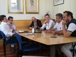 El Patronato Municipal de Deportes estudiará que el Palencia Cristo Atlético y CD La Salle unifiquen en El Otero la actividad ordinaria de sus equipos