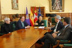 Eurocaja Rural y el Ayuntamiento de Palencia afianzan su relación y compromiso con la ciudad