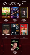 Siete espectáculos para inaugurar el nuevo año en el Teatro Ortega
