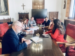 La Diputación informa a la coordinadora de ONGs Palencia de las novedades en la convocatoria de ayudas de cooperación al desarrollo 2024