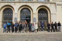 Minuto de silencio en el Ayuntamiento de Palencia en memoria de las víctimas del 11M