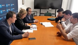 Villamoronta se interesa por la colaboración de la Diputación en el equipamiento del futuro centro multiusos proyectado en la localidad