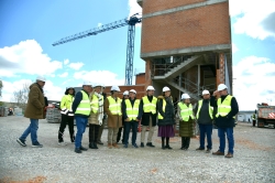 La Diputación cumple con su compromiso y el parque de bomberos de Aguilar terminará antes de que acabe el año.