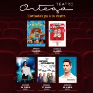 Música y comedia en los cinco espectáculos del Teatro Ortega para este abril