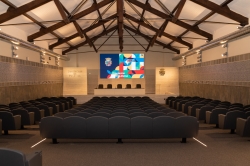 La remodelación del salón de actos del Centro Cultural Provincial de Palencia ya es una realidad