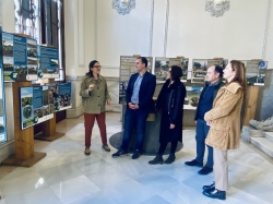 La Fundación Caja de Burgos y la Fundación “la Caixa” abren en el vestíbulo de la Diputación de Palencia una exposición