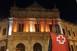 La capital palentina se iluminará de Rojo Solidario para celebrar el Día Mundial de la Cruz Roja y de la Media Luna Roja.