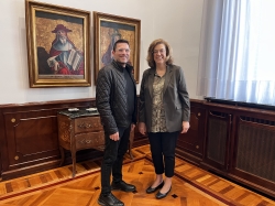 Recepción al diseñador palentino José Martín
