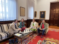 La Diputación renueva su colaboración con el Colegio de Farmacéuticos que este año se incrementa hasta 84.000 euros