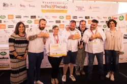 Alberto Villegas, restaurante San Remo de Palencia, segundo clasificado del V Campeonato de Tapas y Pinchos de Castilla y León ‘Memorial Erika Sanchez