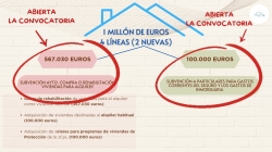 Abierta la ayuda de nueva creación destinada a los ayuntamientos para la rehabilitación, adquisición y mejora de viviendas