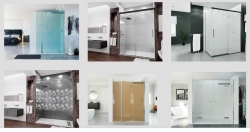 Mamparas Minimalistas para Baños Modernos