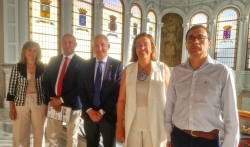 Diputación de Palencia y Universidad de Valladolid repasan su colaboración y estudian nuevos planteamientos de cara al próximo curso académico