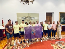 La Diputación recibe al atleta Óscar Husillos por su participación en los JJOO de París
