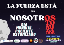 Palencia celebra el Día Mundial del Paciente Ostomizado de una manera muy “espacial”