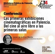 a MCIP celebra hoy el Día del Cine Español con una conferencia de Javier de la Cruz Macho en la Biblioteca Pública