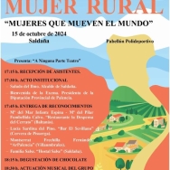 Alrededor de 700 mujeres se reúnen en Saldaña para celebrar el Día Internacional de la Mujer Rural y homenajear a cuatro emprendedoras de la provincia