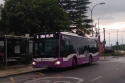 Seis autobuses garantizan los servicios mínimos del transporte