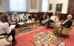 La Diputación estudiará la colaboración con el Ayto de Población de Campos para mejorar sus instalaciones deportivas.