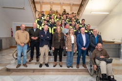 Recepción de los bomberos desplazados a las zonas de la DANAdo de la presidenta