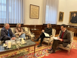 La Diputación incrementará la seguridad de la carretera que une Venta de Baños con Tariego a su paso por la localidad venteña