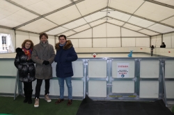 La Plaza de la Inmaculada acoge hasta el 7 de enero una pista de patinaje ecológica