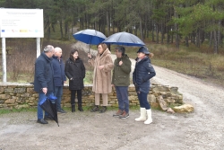 Un camino para bicicletas eléctricas unirá el punto de información de Villaescusa con el centro de interpretación del Geoparque de las Loras