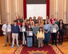 El salón de actos acoge la entrega de premios del XIX Concurso Provincial de Belenes de la Diputación de Palencia