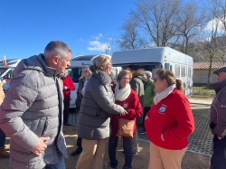 La Diputación respalda el turismo de autocaravana como una excelente opción al turismo estacional y colabora en la creación del área de Monzón