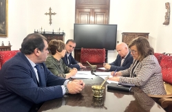 La Diputación estudiará con los técnicos el problema en la captación de aguas de Bustillo de la Vega para dar servicio a la localidad