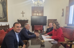 La Diputación de Palencia estudiará la situación de la red del agua de Bárcenas de Campos para mejorar el abastecimiento