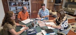 La Diputación estudiará colaborar con el Ayuntamiento de Marcilla de Campos para la construcción de un mirador "Atalaya de Campos"