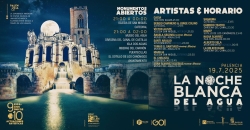 La Noche Blanca del Agua combinará espectáculos y propuestas culturales con un paseo por los principales monumentos y el agua como hilo conductor