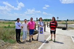 La Diputación refuerza la seguridad del Camino de Santiago con una infraestructura moderna y sostenible en Itero de la Vega