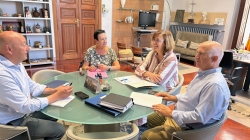 La Diputación de Palencia estudia colaborar con el Ayuntamiento de Capillas para ampliar el edificio de usos múltiples y habilitar una sala espera