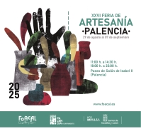 La XXVI Feria de Artesanía de Palencia reunirá a más de una treintena de talleres en el Paseo del Salón del 29 de agosto al 7 de septiembre
