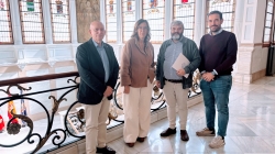 Reunión institucional con el Alcalde de Villalcázar de Sirga