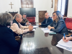 La Diputación de Palencia y el Ayuntamiento de Villerías abordan mejoras en abastecimiento de agua e infraestructuras para el sector ganadero