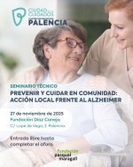 La prevención del Alzheimer desde la acción comunitaria centrará la próxima jornada del Clúster Sociosanitario ‘Palencia Ciudad de los Cuidados’