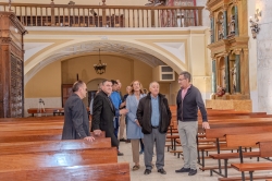 La Diputación renueva su colaboración con el Obispado para la reparación, conservación y mejora de 26 iglesias y ermitas de la provincia